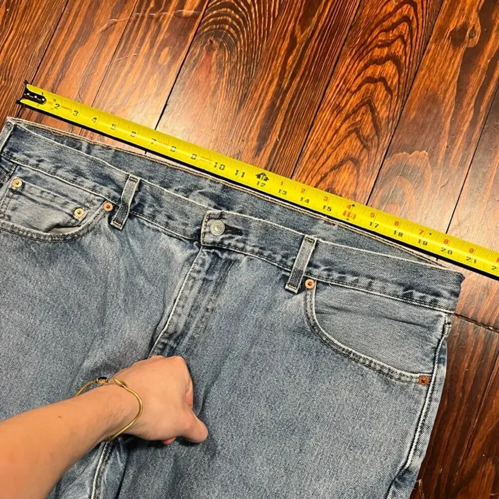 Levi's 42x30 Y2K 505 Jeans Light Wash Straight
